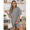 image:imageAUTOMET Women 2 Piece Sets Summer Outfits 2026 Two Piece Matching ClothingDark Grey