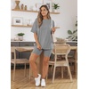 image:imageAUTOMET Women 2 Piece Sets Summer Outfits 2026 Two Piece Matching ClothingDark Grey