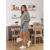 image:imageAUTOMET Women 2 Piece Sets Summer Outfits 2026 Two Piece Matching ClothingDark Grey