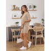 image:imageAUTOMET Women 2 Piece Sets Summer Outfits 2026 Two Piece Matching ClothingKhaki