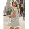 image:imageAUTOMET Womens 2 Piece Summer Matching Lounge Short Sets with PocketsApricot Black