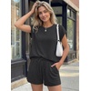 image:imageAUTOMET Womens 2 Piece Summer Matching Lounge Short Sets with PocketsHeather Charcoal