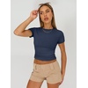 image:imageAUTOMET Womens 3 Pack Short Sleeve ShirtsBlack white navy