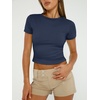 image:imageAUTOMET Womens 3 Pack Short Sleeve ShirtsBlack white navy