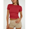 image:imageAUTOMET Womens 3 Pack Short Sleeve ShirtsBlack white red