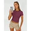 image:imageAUTOMET Womens 3 Pack Short Sleeve ShirtsBlack white winered