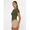 image:imageAUTOMET Womens Crewneck Short Sleeve TShirt Sexy Slim Fit Basic Going Out TopsArmygreen