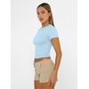 image:imageAUTOMET Womens Crewneck Short Sleeve TShirt Sexy Slim Fit Basic Going Out TopsBaby Blue