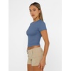 image:imageAUTOMET Womens Crewneck Short Sleeve TShirt Sexy Slim Fit Basic Going Out TopsDusty Blue