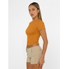 image:imageAUTOMET Womens Crewneck Short Sleeve TShirt Sexy Slim Fit Basic Going Out TopsGolden Ochre