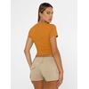 image:imageAUTOMET Womens Crewneck Short Sleeve TShirt Sexy Slim Fit Basic Going Out TopsGolden Ochre