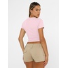 image:imageAUTOMET Womens Crewneck Short Sleeve TShirt Sexy Slim Fit Basic Going Out TopsPink