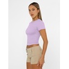 image:imageAUTOMET Womens Crewneck Short Sleeve TShirt Sexy Slim Fit Basic Going Out TopsPurple