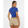 image:imageAUTOMET Womens Crewneck Short Sleeve TShirt Sexy Slim Fit Basic Going Out TopsRoyal Blue