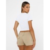 image:imageAUTOMET Womens Crewneck Short Sleeve TShirt Sexy Slim Fit Basic Going Out TopsWhite