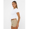 image:imageAUTOMET Womens Crewneck Short Sleeve TShirt Sexy Slim Fit Basic Going Out TopsWhite