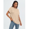 image:imageAUTOMET Womens Oversized Short Sleeve T Shirts Summer TopsApricot