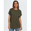 image:imageAUTOMET Womens Oversized Short Sleeve T Shirts Summer TopsArmy Green