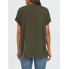 image:imageAUTOMET Womens Oversized Short Sleeve T Shirts Summer TopsArmy Green