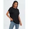image:imageAUTOMET Womens Oversized Short Sleeve T Shirts Summer TopsBlack
