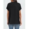 image:imageAUTOMET Womens Oversized Short Sleeve T Shirts Summer TopsBlack