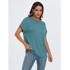 image:imageAUTOMET Womens Oversized Short Sleeve T Shirts Summer TopsBlue Green