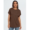 image:imageAUTOMET Womens Oversized Short Sleeve T Shirts Summer TopsBrown