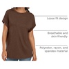 image:imageAUTOMET Womens Oversized Short Sleeve T Shirts Summer TopsBrown