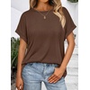 image:imageAUTOMET Womens Oversized Short Sleeve T Shirts Summer TopsBrown
