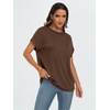 image:imageAUTOMET Womens Oversized Short Sleeve T Shirts Summer TopsBrown
