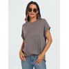 image:imageAUTOMET Womens Oversized Short Sleeve T Shirts Summer TopsCoffee Grey