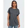 image:imageAUTOMET Womens Oversized Short Sleeve T Shirts Summer TopsDar Kgrey