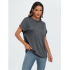 image:imageAUTOMET Womens Oversized Short Sleeve T Shirts Summer TopsDar Kgrey