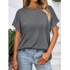 image:imageAUTOMET Womens Oversized Short Sleeve T Shirts Summer TopsDar Kgrey