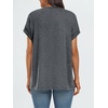 image:imageAUTOMET Womens Oversized Short Sleeve T Shirts Summer TopsDar Kgrey