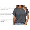 image:imageAUTOMET Womens Oversized Short Sleeve T Shirts Summer TopsDar Kgrey