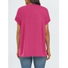 image:imageAUTOMET Womens Oversized Short Sleeve T Shirts Summer TopsHot Pink