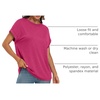 image:imageAUTOMET Womens Oversized Short Sleeve T Shirts Summer TopsHot Pink