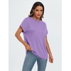 image:imageAUTOMET Womens Oversized Short Sleeve T Shirts Summer TopsLavender
