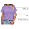 image:imageAUTOMET Womens Oversized Short Sleeve T Shirts Summer TopsLavender