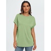image:imageAUTOMET Womens Oversized Short Sleeve T Shirts Summer TopsLight Green