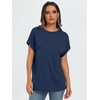 image:imageAUTOMET Womens Oversized Short Sleeve T Shirts Summer TopsNavy