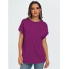 image:imageAUTOMET Womens Oversized Short Sleeve T Shirts Summer TopsPurple