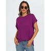 image:imageAUTOMET Womens Oversized Short Sleeve T Shirts Summer TopsPurple