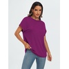 image:imageAUTOMET Womens Oversized Short Sleeve T Shirts Summer TopsPurple