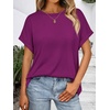 image:imageAUTOMET Womens Oversized Short Sleeve T Shirts Summer TopsPurple