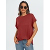 image:imageAUTOMET Womens Oversized Short Sleeve T Shirts Summer TopsRed