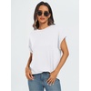 image:imageAUTOMET Womens Oversized Short Sleeve T Shirts Summer TopsWhite