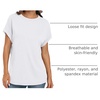 image:imageAUTOMET Womens Oversized Short Sleeve T Shirts Summer TopsWhite