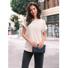 image:imageAUTOMET Womens Short Sleeve Tops Fall Shirts 2026 Lightweight SweaterApricot